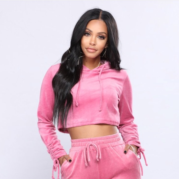 Fashion Nova Tops - Fashion Nova Ruched Sleeve Hoodie
